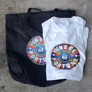 Wheel of Fortune tote and matching shirt set
